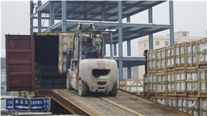 Iran River Silver Travertine Slab and Tiles