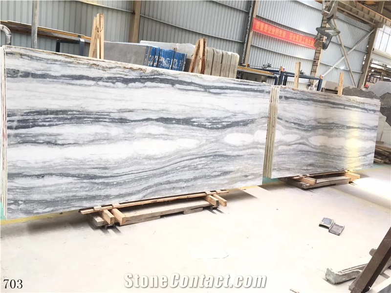 Italy Bluette Venato Marble Slab Wall Floor Tiles