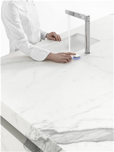 Italy Calacatta Looks Artificial Marble Slabs