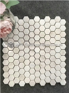 Italy Calacatta White Marble Mosaic Tiles Italy Calacatta White Marble Mosaic Tiles