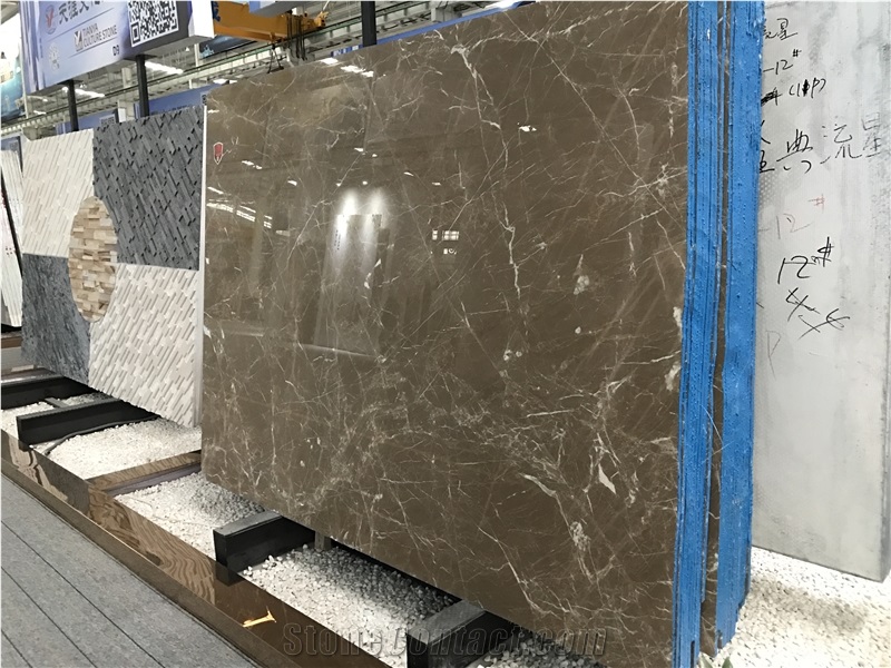 Kazoffie Brown/Cazeau Brown Marble Slab