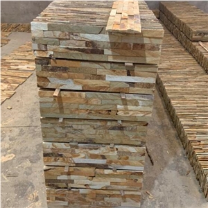 Lightweight Stone Wall Natural Rusty Slate Stone