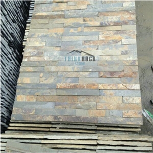 Lightweight Stone Wall Natural Rusty Slate Stone