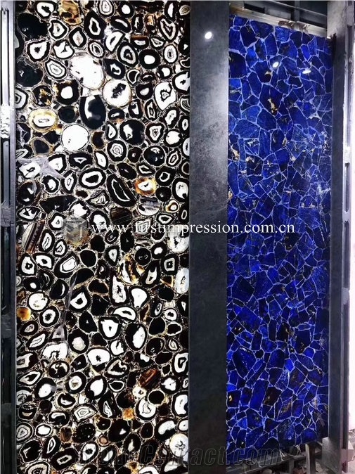 Luxury Agate Semiprecious Gemstone Slabs,Tiles