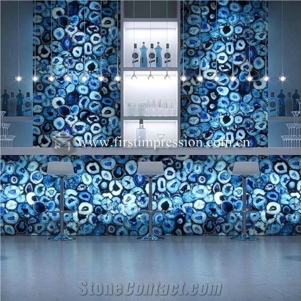 Luxury Agate Semiprecious Gemstone Slabs,Tiles