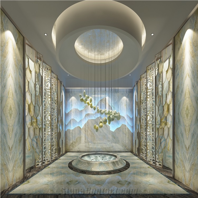 Luxury Green Marble Walling Tiles