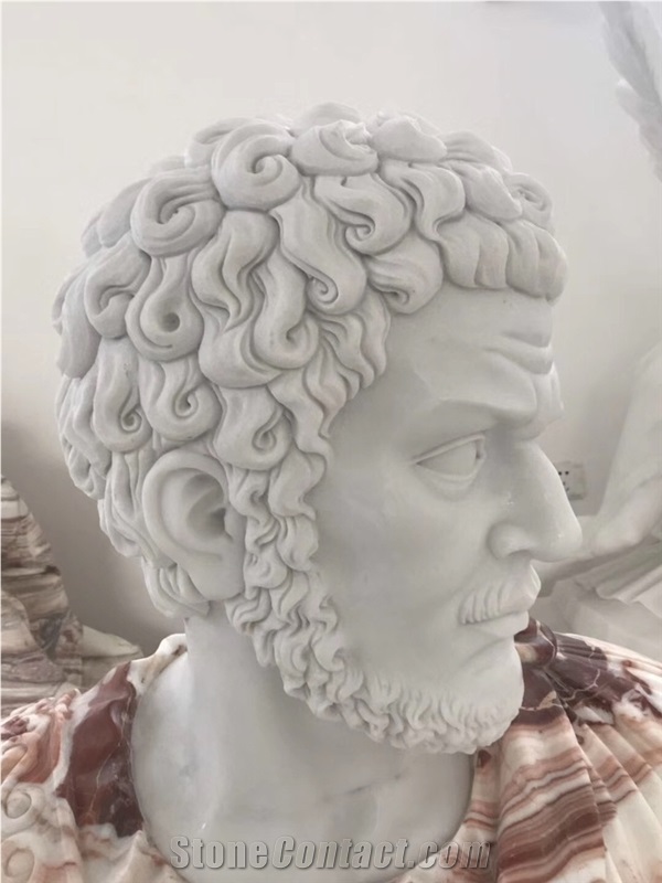 Marble Stone Western Gentleman Roman Soldier