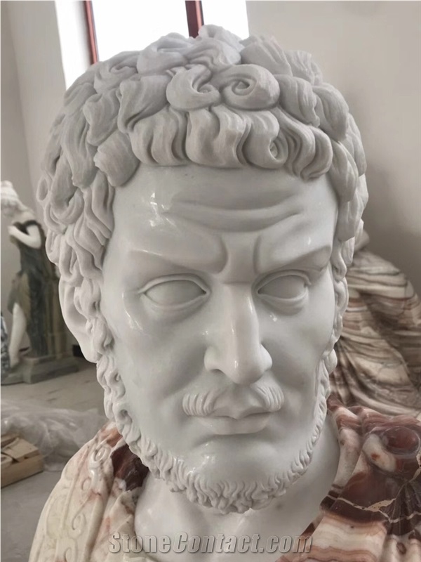 Marble Stone Western Gentleman Roman Soldier