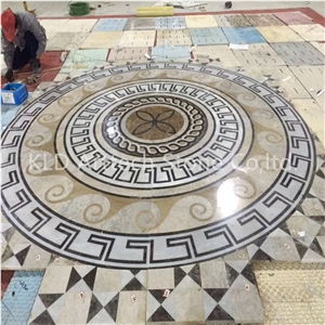 Marble Warterjet Medallion for Flooring Stone Tile Marble Warterjet Medallion for Flooring Stone Tile