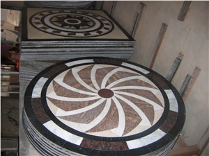 Marble Waterjet Medallions for Flooring Tile