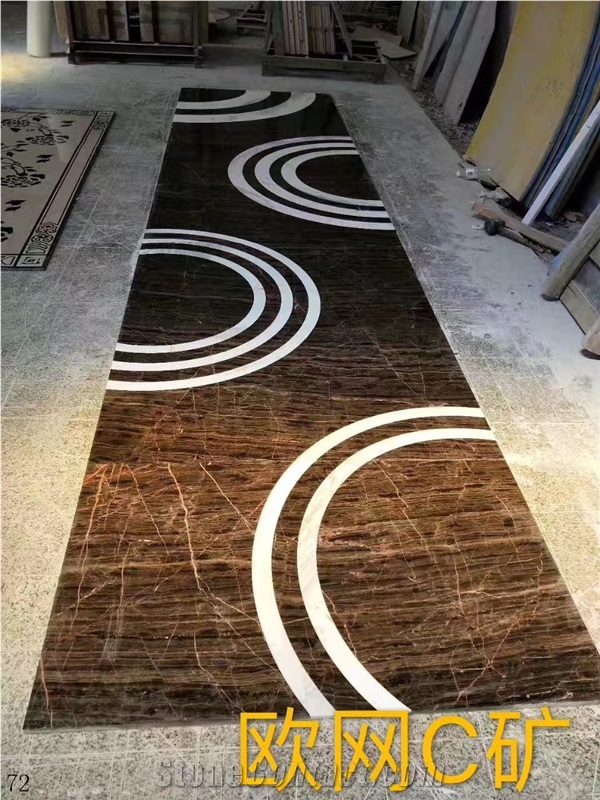 Marble Waterjet Pattern Interior Flooring Used