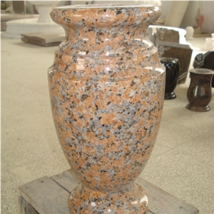 Memorial Modern Granite Polished Headstone Vase