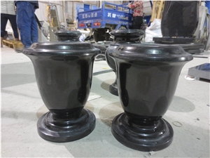 Modern Design Polished Vase for Grave Stone