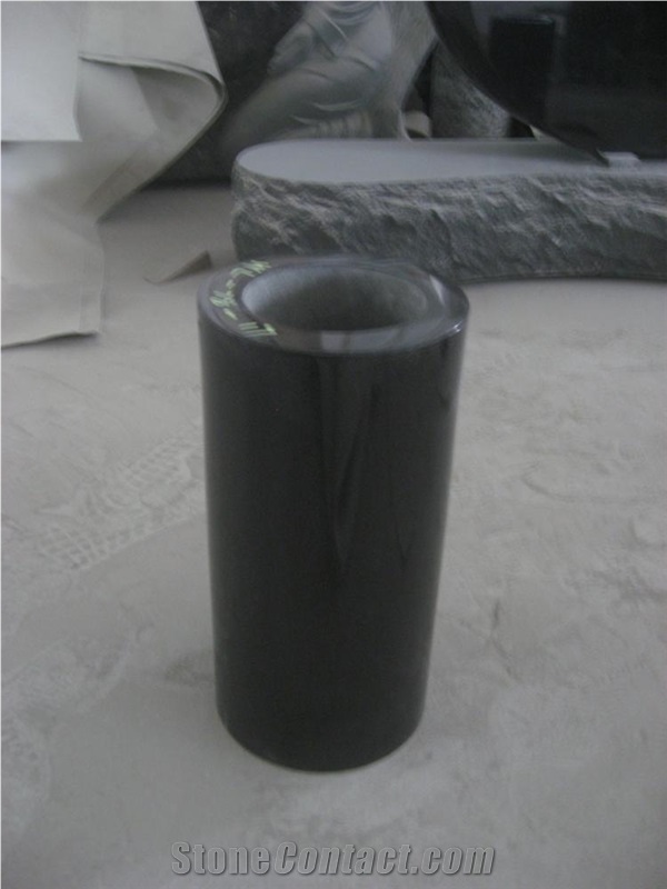 Modern Design Polished Vase for Grave Stone