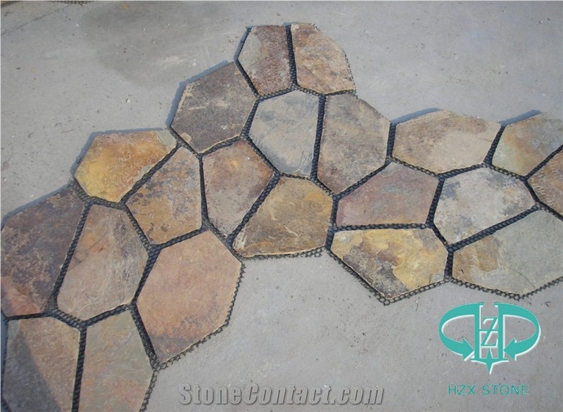 Multi Color Of Slate for Flagstone/Exterior Road Paver