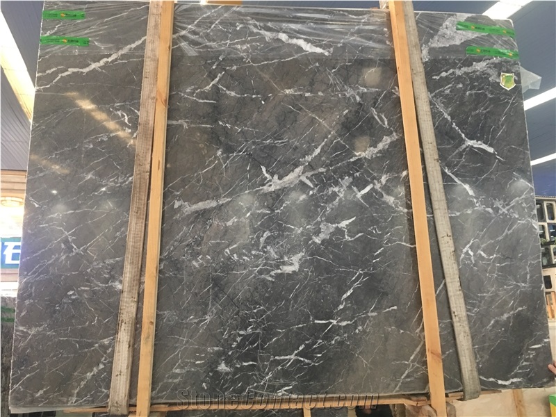 Naguscel Grigio Italian Grey Marble Slabs & Tiles