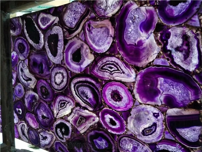 Natural Semiprecious Stone Agate Tiles Gems Slabs