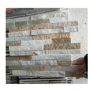 Natural Yellow Slate Culture Stone for Wall
