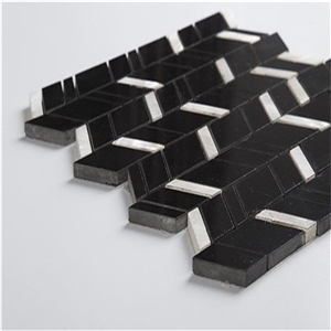Nero Marquina Marble Mosaic Tiles