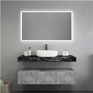 Nero Portoro Marble Bathroom Vanities with Tops