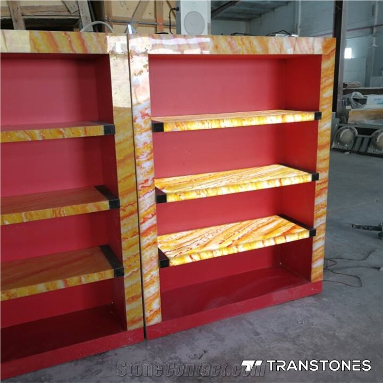 New Design Faux Sheet for Bar Cabinet Shelf Commercial Furniture Custom Furniture