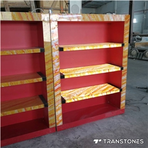 New Design Faux Sheet for Bar Cabinet Shelf Commercial Furniture Custom Furniture