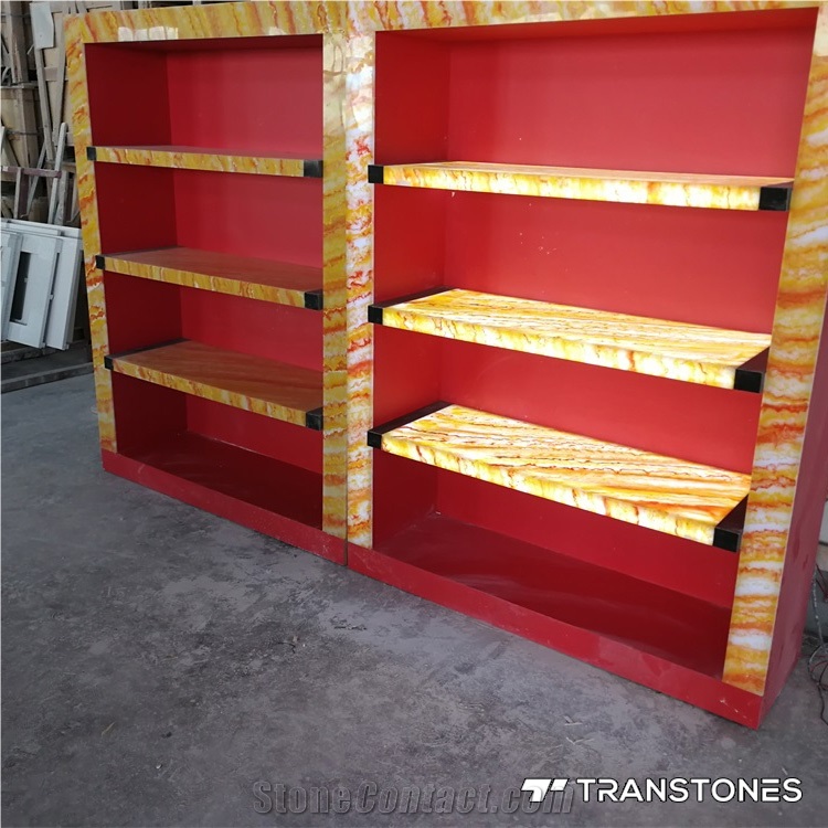 New Design Faux Sheet for Bar Cabinet Shelf Commercial Furniture Custom Furniture