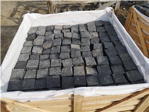 New G684 Black Material Granite Cobble Stone