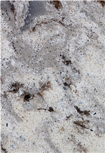 New Match Gold Sand Beige Artificial Quartz Stone