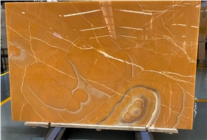 Onyx Orange Slabs & Tiles, Iran Yellow Onyx