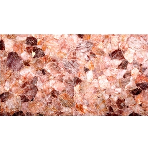 Orange Semiprecious Stone Composite Agate Slabs