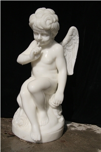 Outdoor Garden Statues Sculpture Of White Marble