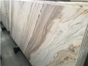 Palissandro White Marble French Pattern Slabs