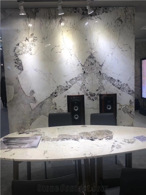 Pandora White Marble Table Top,Coffee Table Top