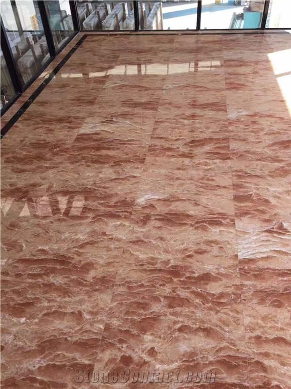 Philippine Rose Tea Marble Slabs Walling Tiles