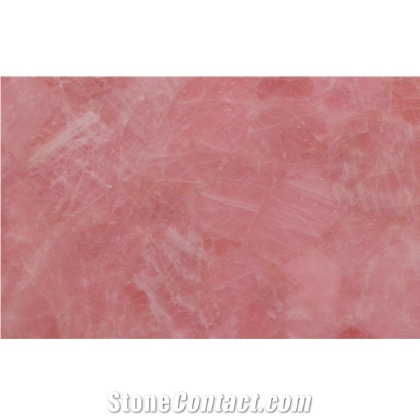 Pink Crystal Tiles Semiprecious Stone Agate Slabs