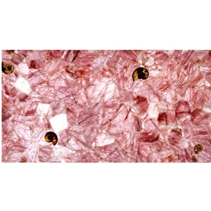 Pink Crystal Tiles Semiprecious Stone Agate Slabs
