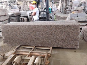 Pink Porrino Granite Light Red Granite Steps