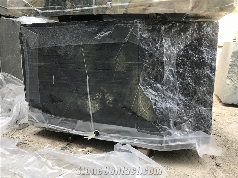 Plenty Of Green Marble Blocks in Stock