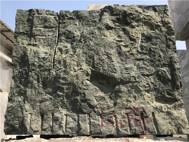 Plenty Of Green Marble Blocks in Stock