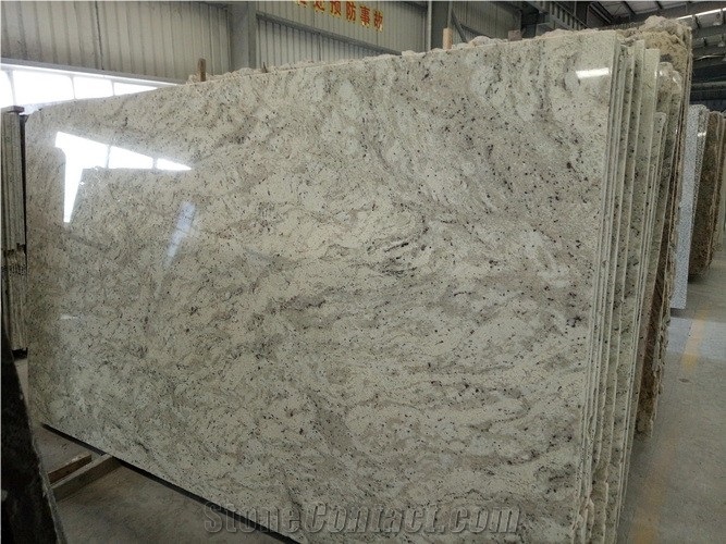 Polished Andromeda White Granite for Countertops
