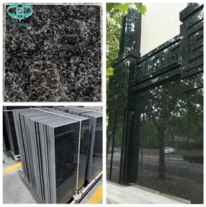 Polished Angola Black Granite Kitchen Top