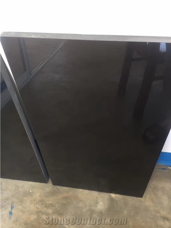 Polished Balck Basalt Tiles for Flooring