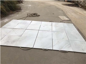 Polished Bianco Carla Guangxi White Marble Tiles