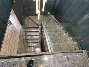 Polished Classical Grey Marble for Stairs