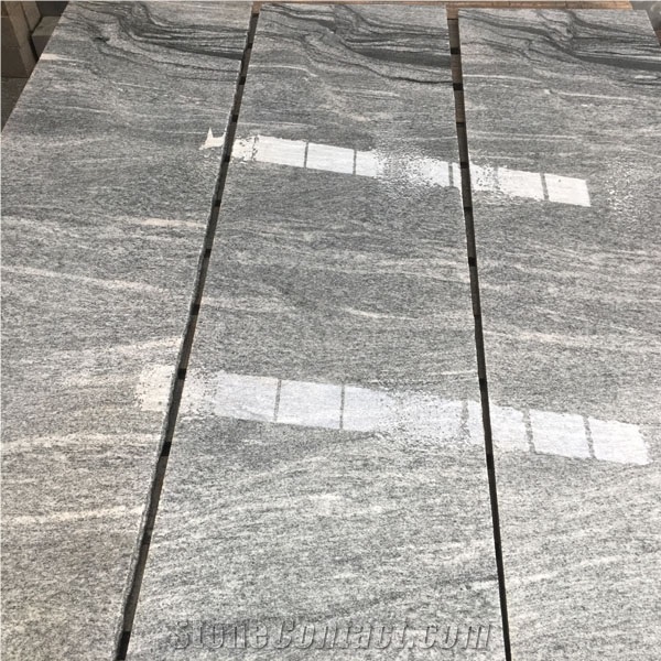 Polished Flamed Fantasy White Granite Tiles