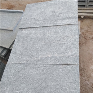 Polished Flamed Fantasy White Granite Tiles