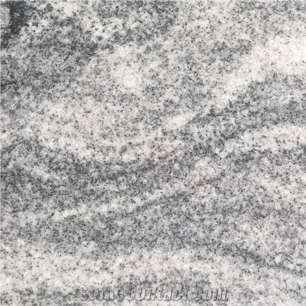 Polished Flamed Fantasy White Granite Tiles
