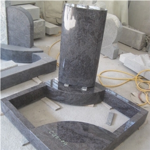 Polished Germany Style Granite Monument