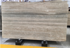 Polished Italy Travertine Silver Walling Slabs